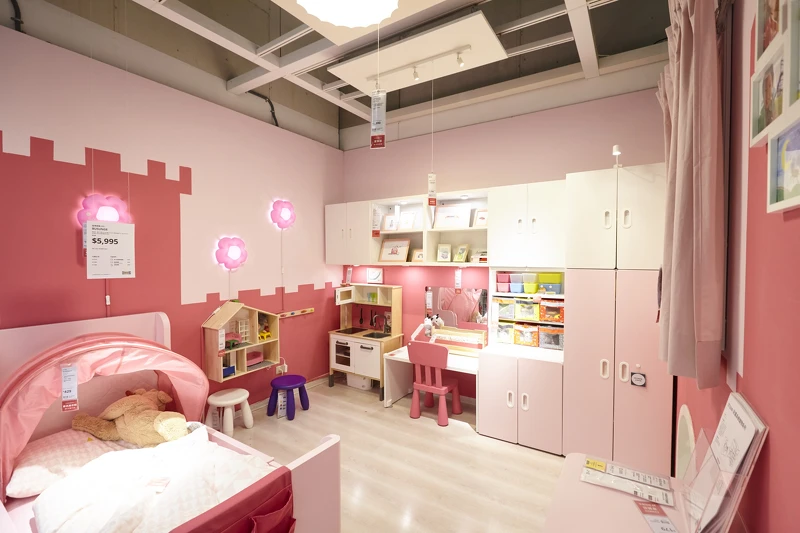 牆面立邦色號 VC0063-4淺粉紅/牆面立邦色號 RC0048-2深粉紅