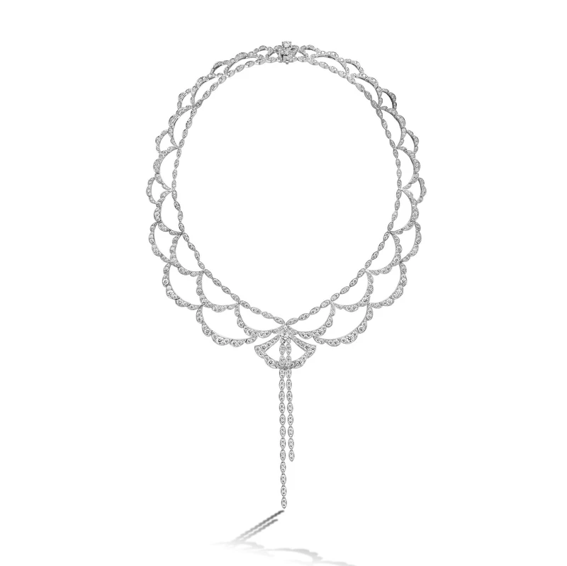 LORELEI REVERIE系列可轉換式設計白K金鑽石項鍊