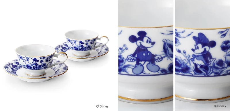 Mickey & Minnie Pair Cup and Saucer,NT1,800 Mickey & Minnie Pair Cup and Saucer,NT1,800