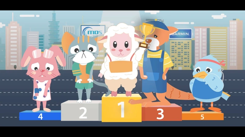 Burning!燃脂挑戰賽!遊戲得獎畫面 – 三商電腦提供