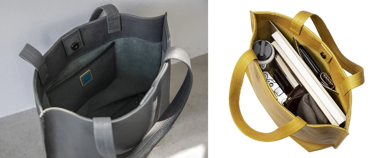 容量能夠放進A4大小的資料夾與書籍