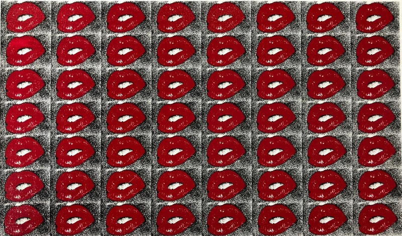 Lips (Black and Red), 2020 Lips (Black and Red), 2020