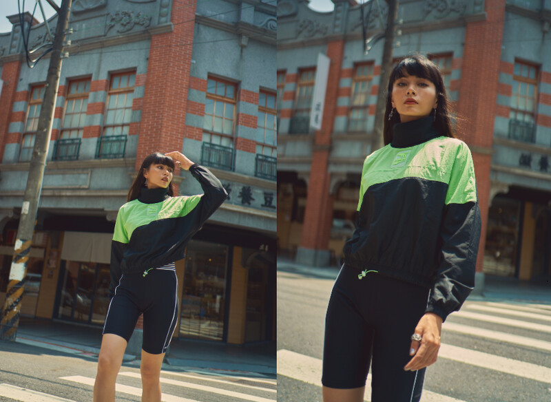 流行系列Evide風衣外套，NT2,780、流行系列PUMA QUEEN 短褲，NT1,780