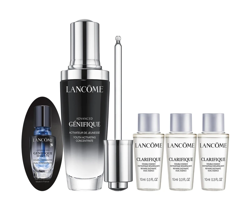 內含：超未來肌因賦活露 50ml (正產品)、超進化肌因活性安瓶4ml、超極光活粹晶露10ml*3；數量有限，售完為止