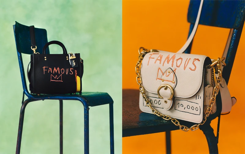 Coach x Jean-Michel Basquiat Rogue 25手袋TWD 35,800/ Coach x Jean-Michel Basquiat Beat 手袋TWD 25,800 Coach x Jean-Michel Basquiat Rogue 25手袋TWD 35,800/ Coach x Jean-Michel Basquiat Beat 手袋TWD 25,800