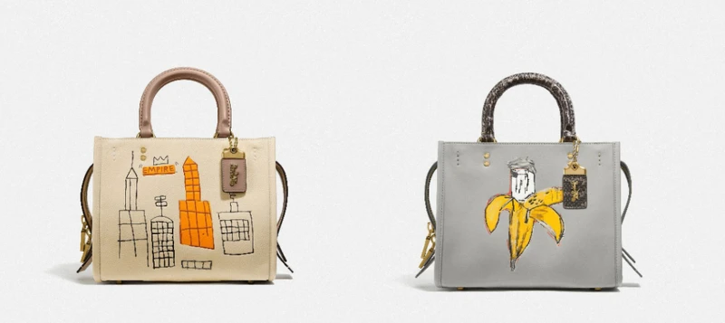 Coach x Jean-Michel Basquiat聯名系列Rouge 25手袋 各NT35,800 Coach x Jean-Michel Basquiat聯名系列Rouge 25手袋 各NT35,800