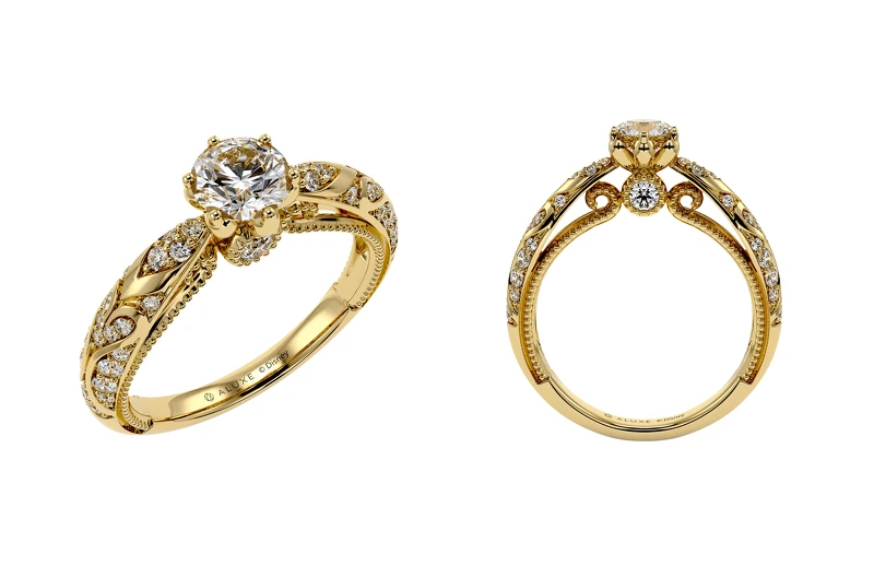 Be My World 求婚鑽戒。主鑽0.50-1.00ct，戒台售價18K NT$42,800 / 鉑金 NT$50,000，主鑽價格另計。