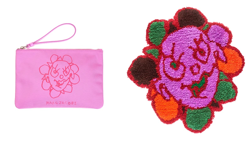 「瘋狂Daisy」印花小包，NT2,490、「瘋狂Daisy」印花手拿包，NT19,900。