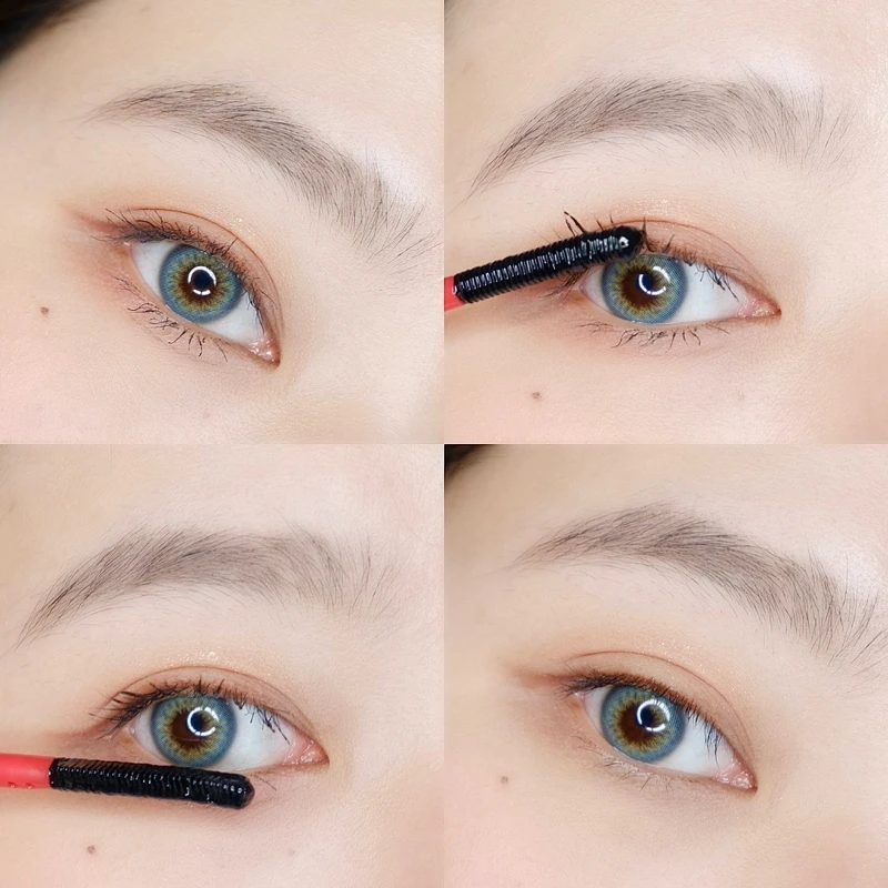 KOL林嫻實際使用CLIO珂莉奧絕色玩美睫毛膏卸除液，上下睫毛皆能完整卸除乾淨。