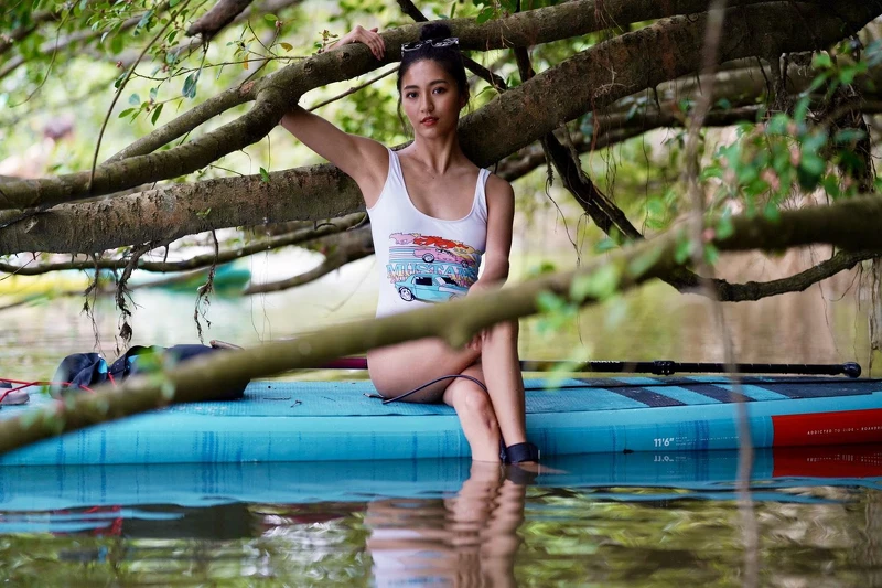 熱愛運動的元園這次也加入野女孩行列來場不同體驗的SUP探索 熱愛運動的元園這次也加入野女孩行列來場不同體驗的SUP探索