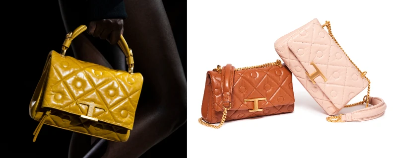 Signature系列:亮黃色皮革手提包,NT78,400、斜背包,各NT63,700 Signature系列:亮黃色皮革手提包,NT78,400、斜背包,各NT63,700