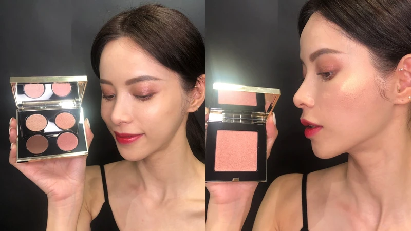 4色眼彩盤+美肌粉實擦 4色眼彩盤+美肌粉實擦