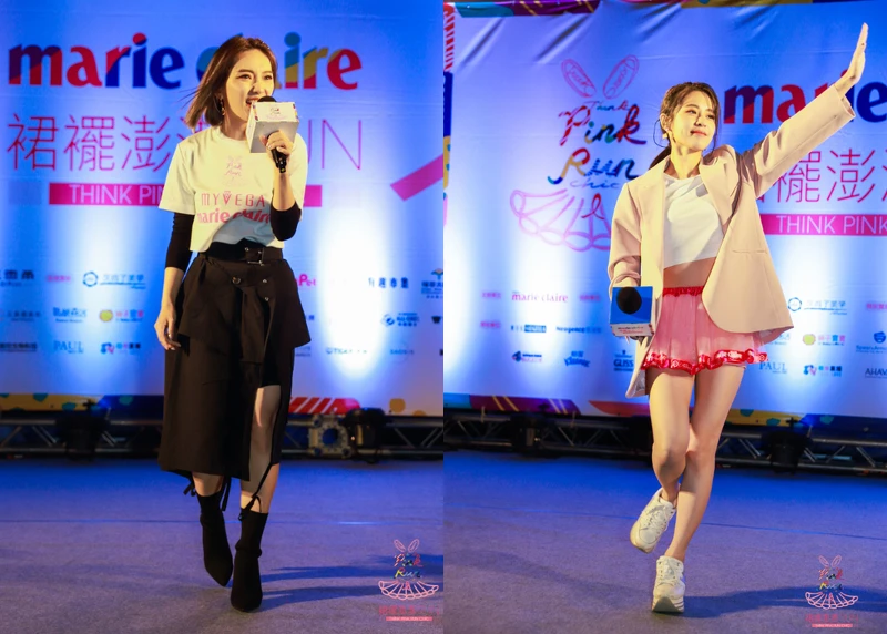 (左)閻奕格、(右)張語噥