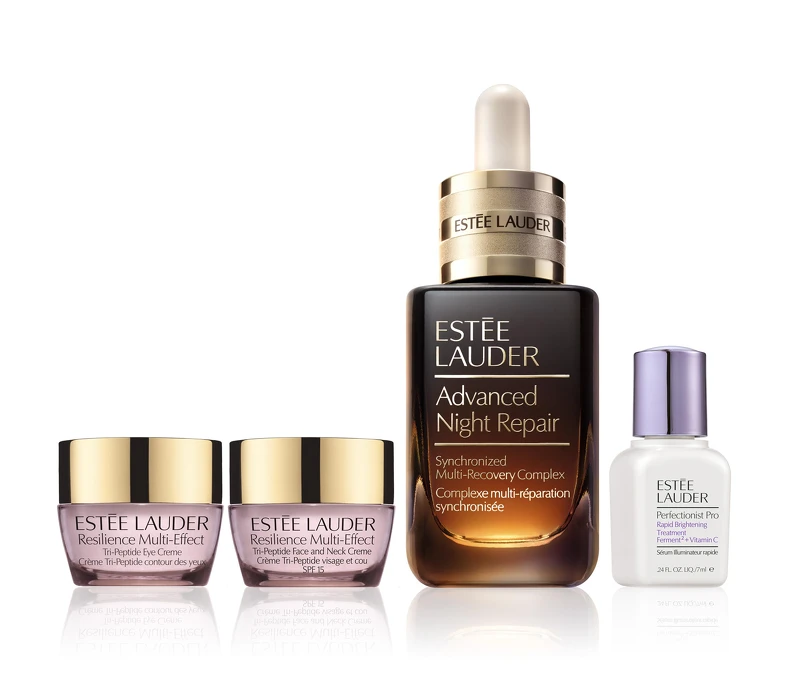 週年慶期間遠百嘉義獨家特惠,雅詩蘭黛NO.1修護精華全能組價值6,005元、推薦價3,950元。 週年慶期間遠百嘉義獨家特惠,雅詩蘭黛NO.1修護精華全能組價值6,005元、推薦價3,950元。