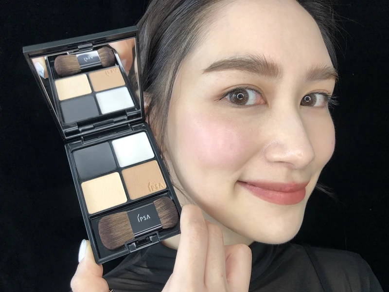 IPSA X beautiful people活現誘色臉彩盒01的黑頰彩