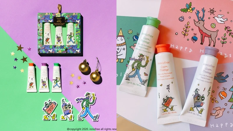 innifree2020聖誕濟州香氛護手霜限量組 innifree2020聖誕濟州香氛護手霜限量組