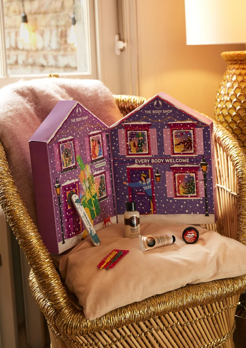 紫色耶誕繽紛小屋倒數月曆禮盒 售價NT2880