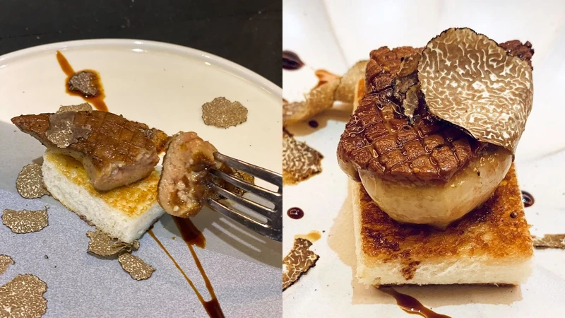 「ROUGIÉ BLACK鴨肝 現刨當季新鮮松露」