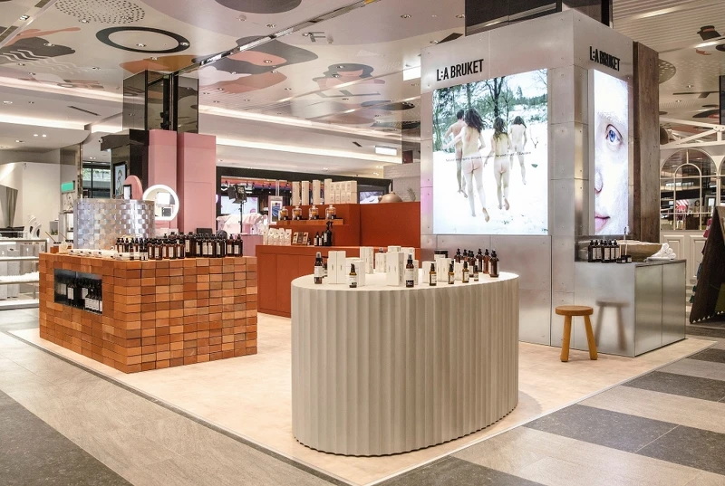 瑞典溫柔保養品牌L:A BRUKET全台首家形象櫃盛大開幕