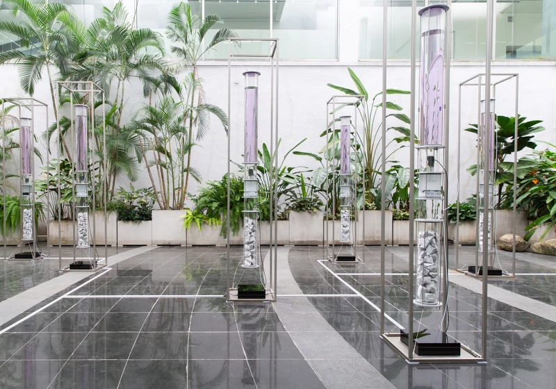 張永達,《scape.unseen_model-T》,2020,裝置,尺寸視空間而定。圖像由藝術家及臺北市立美術館提供。 張永達,《scape.unseen_model-T》,2020,裝置,尺寸視空間而定。圖像由藝術家及臺北市立美術館提供。