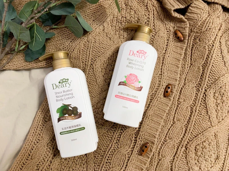 「玫瑰Q10嫩白潤膚乳、乳油木極潤身體乳」 500ml / $159