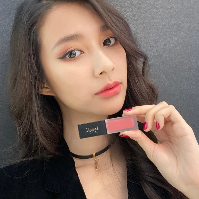 YSL 2020熱賣口紅Top 3時尚印記雪絨唇釉#216