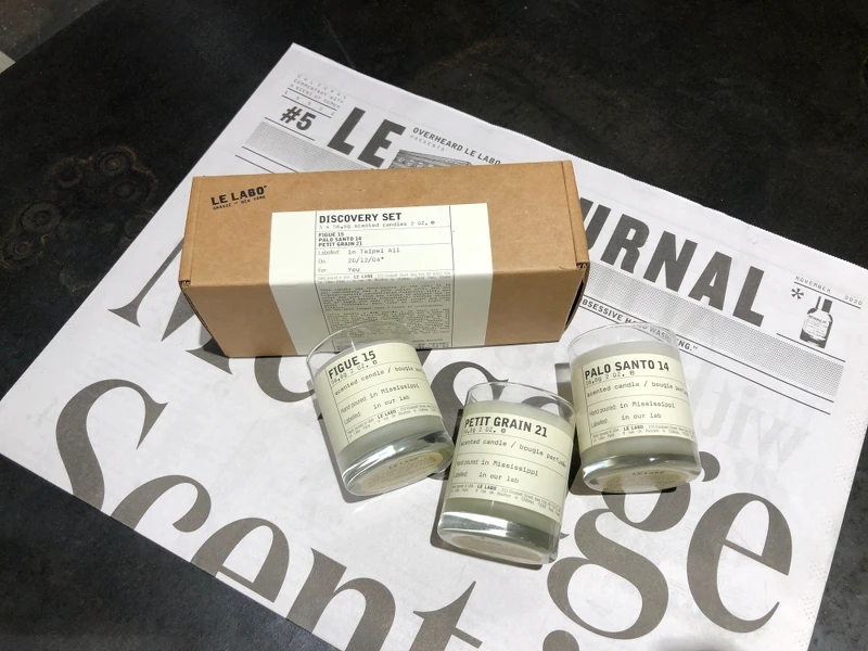 E LABO 香氛蠟燭體驗組-2020佳節限量組