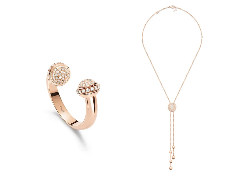 PIAGET Possession系列18K玫瑰金鑽石戒指、PIAGET Possession系列18K玫瑰金鑽石墜鍊 PIAGET Possession系列18K玫瑰金鑽石戒指、PIAGET Possession系列18K玫瑰金鑽石墜鍊