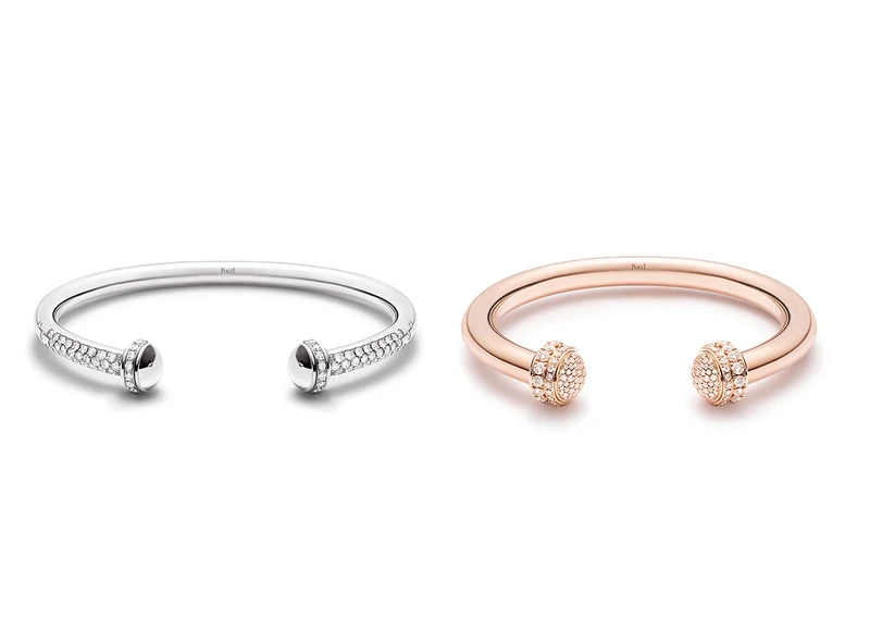 PIAGET Possession系列18K白金鑽石手鐲,PIAGET Possession系列18K玫瑰金鑽石手鐲 PIAGET Possession系列18K白金鑽石手鐲,PIAGET Possession系列18K玫瑰金鑽石手鐲