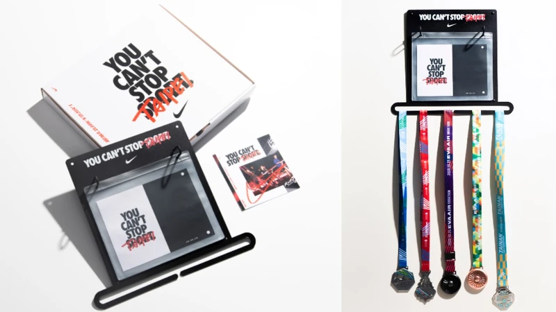 上圖中號碼布及獎牌僅作為示意參考