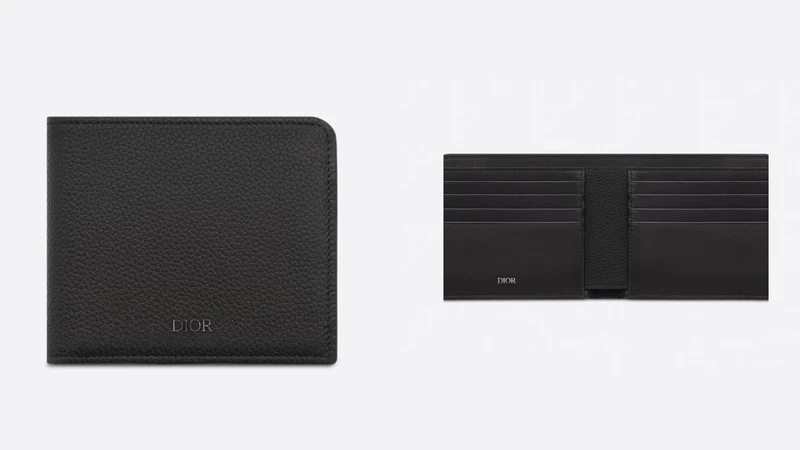 Dior粒面翻蓋皮夾 Dior粒面翻蓋皮夾