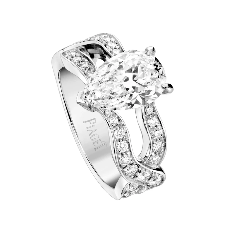PIAGET Jardin Secret系列高級珠寶鑽石戒指，價格電洽_G34UT552
