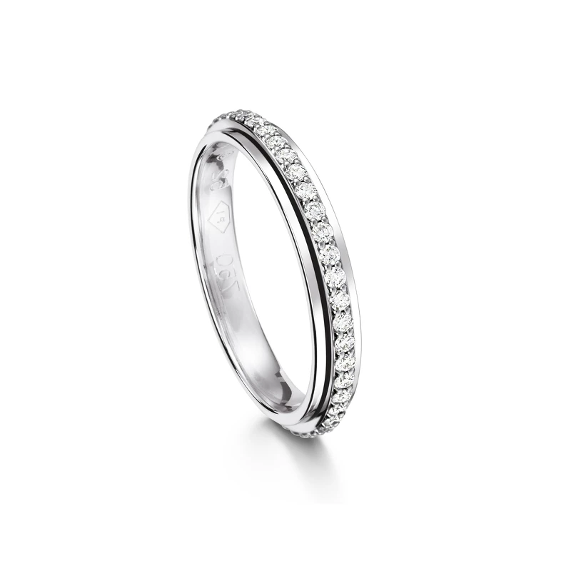 PIAGET Possession系列18K白金鑲鑽戒指，建議售價NTD133,000_G34PR600