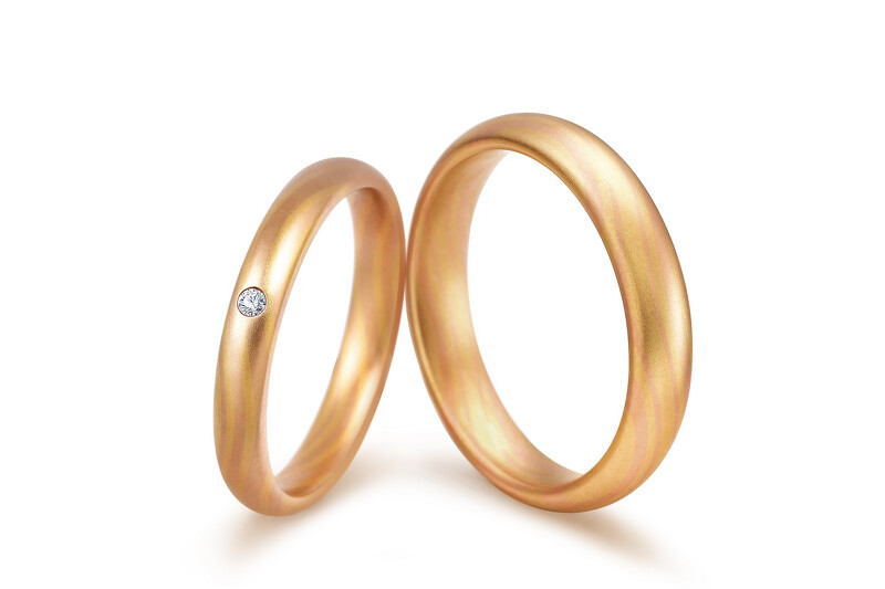 PROMESSA「相融」18K黃金玫瑰金雙色對戒 PROMESSA「相融」18K黃金玫瑰金雙色對戒