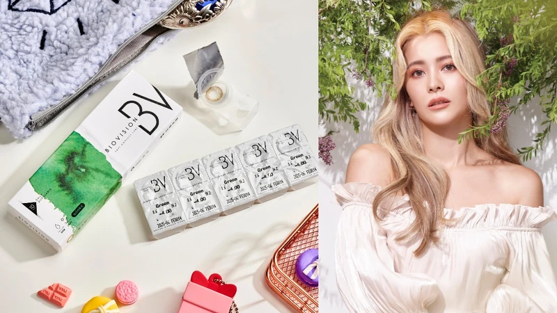 深具清新空靈感的極光綠 人物：林珈安