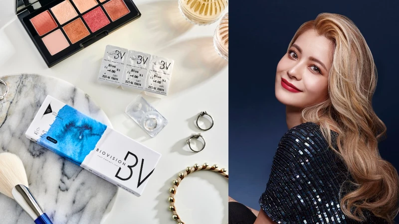 藍與棕交織出無敵的電眼魅力 人物：林珈安