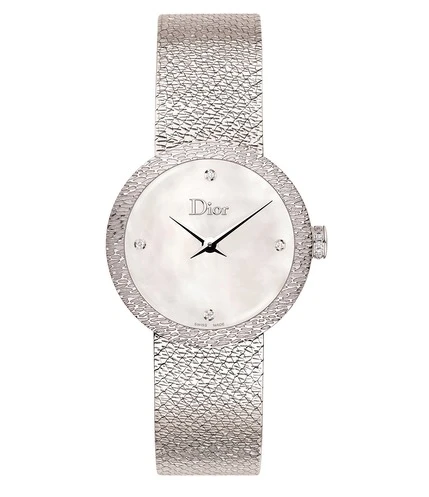Dior 迪奧 La D de Dior系列Satine手錶,錶徑25mm,售價NT124,000 Dior 迪奧 La D de Dior系列Satine手錶,錶徑25mm,售價NT124,000