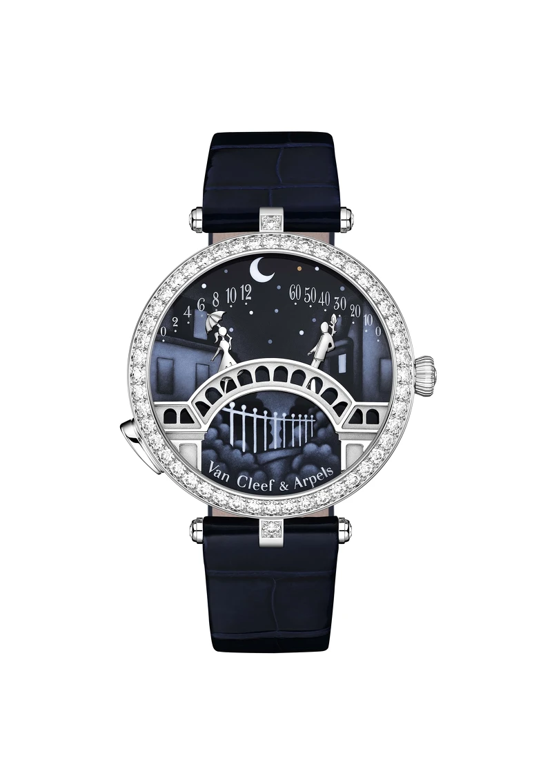 Van Cleef & Arpels (VCA) 梵克雅寶 Lady Arpels Pont des Amoureux 戀人橋手錶,售價NT3,730,000 Van Cleef & Arpels (VCA) 梵克雅寶 Lady Arpels Pont des Amoureux 戀人橋手錶,售價NT3,730,000