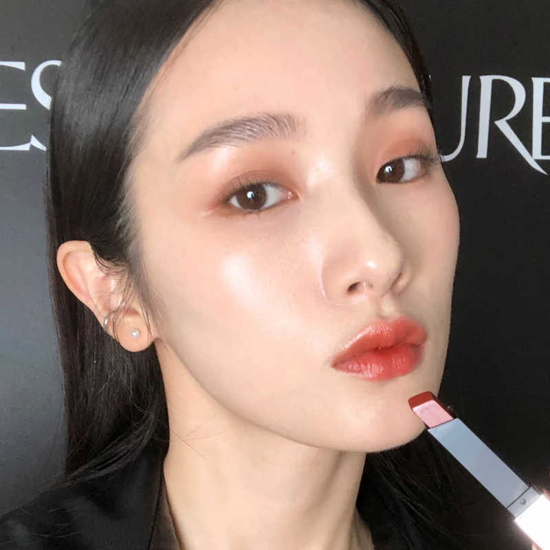 YSL奢華緞面霧光唇膏#214琥珀烤奶