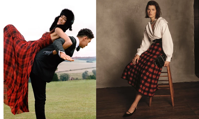 Polo Ralph Lauren格紋洋裝NT16,480、Polo Ralph Lauren格紋裙NT14,480