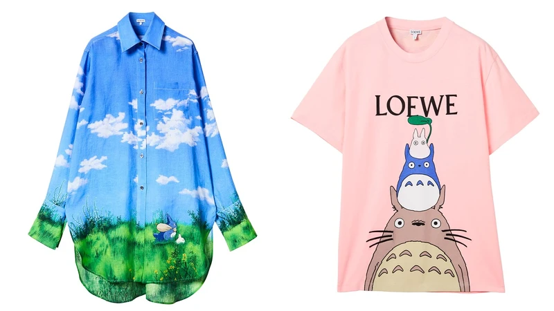 Loewe X龍貓聯名系列服裝 Loewe X龍貓聯名系列服裝