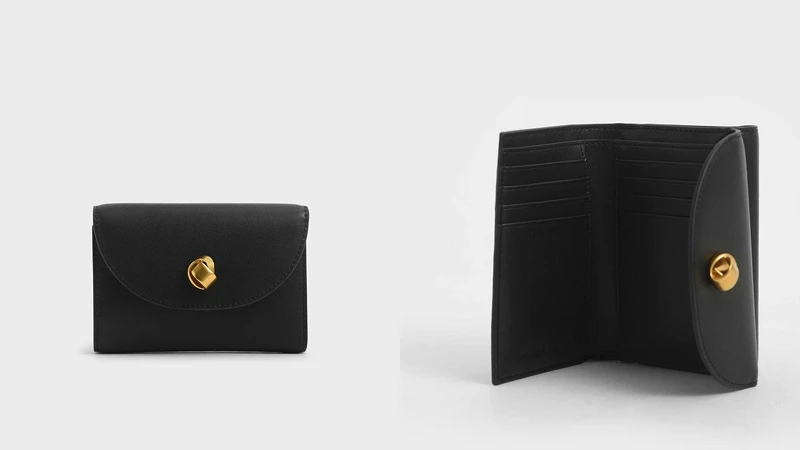 Charles & Keith都會風短夾 Charles & Keith都會風短夾