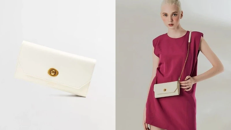 Robinmay赫本轉扣皮夾斜背包 Robinmay赫本轉扣皮夾斜背包