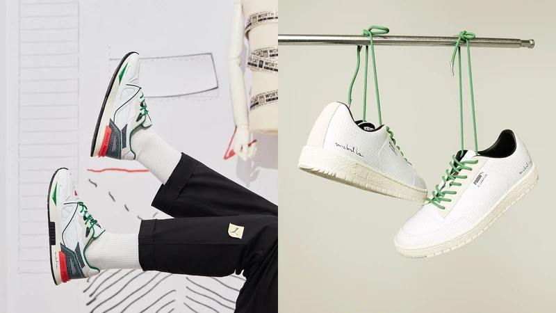 Puma Mirage Mox by Michael Lau及Puma Ralph Sampson 70 by Michael Lau Puma Mirage Mox by Michael Lau及Puma Ralph Sampson 70 by Michael Lau