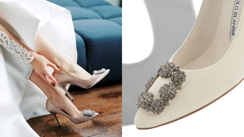 Manolo Blahnik 花鑽高跟鞋 Manolo Blahnik 花鑽高跟鞋