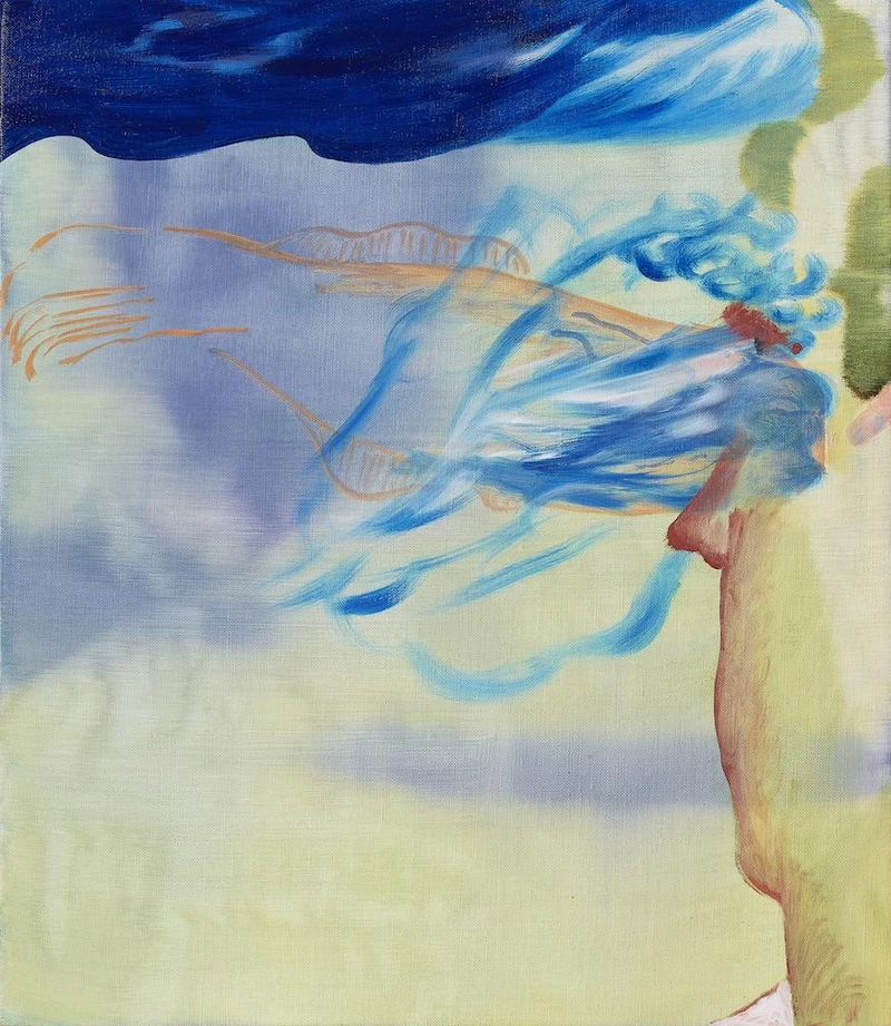 山下紘加 Man looking into a fish tank 山下紘加 Man looking into a fish tank