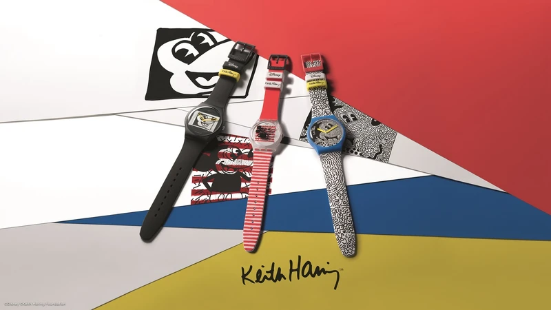 Swatch X Disney Mickey Mouse X Keith Haring聯名系列 Swatch X Disney Mickey Mouse X Keith Haring聯名系列