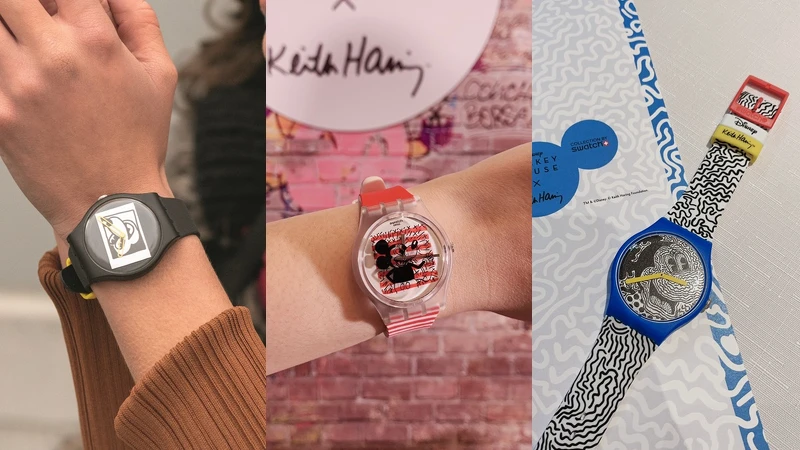 Swatch X Disney Mickey Mouse X Keith Haring聯名系列共推出3款手錶 Swatch X Disney Mickey Mouse X Keith Haring聯名系列共推出3款手錶