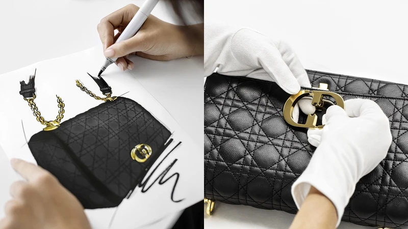 Dior Caro鏈帶翻蓋包細節 Dior Caro鏈帶翻蓋包細節