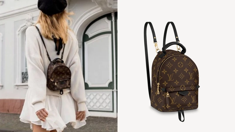 LV 老花後背包Palm Springs Mini,NT68,000 LV 老花後背包Palm Springs Mini,NT68,000
